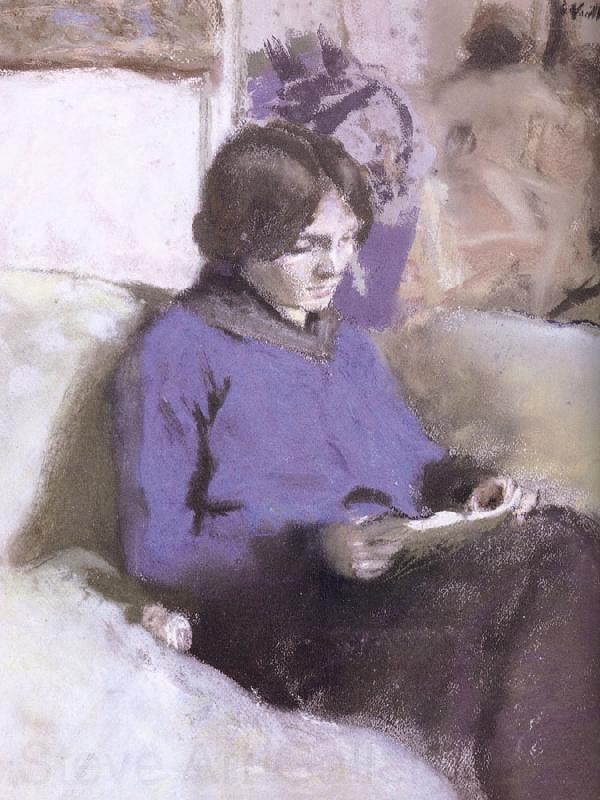 Edouard Vuillard Reading Germany oil painting art